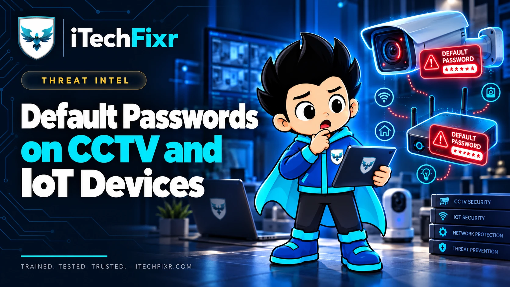 Cover image: Why Are Default Passwords on CCTV and IoT Devices a Security Risk?
