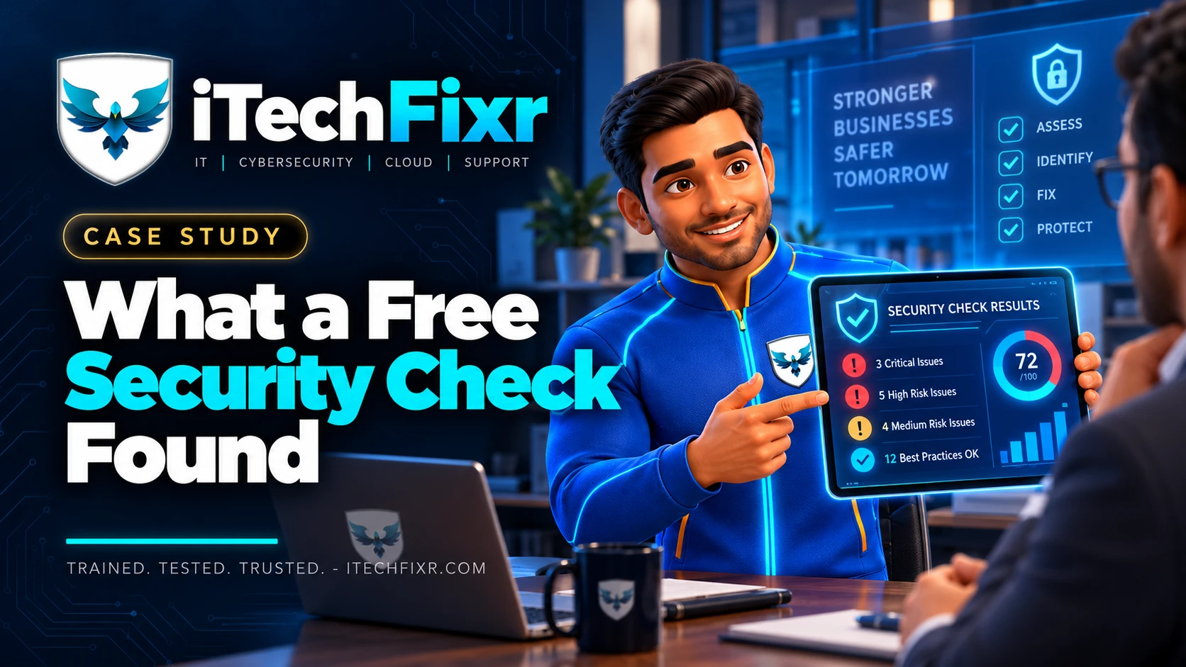 Cover image: A Small Business's Wake-Up Call: What a Free Security Check Actually Found