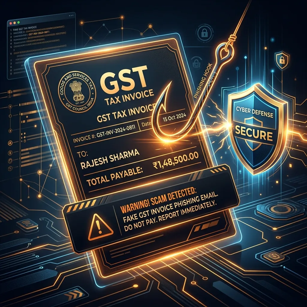GST Notice Phishing: Why Fake Tax Messages Are a Cybersecurity Problem — iTechFixr Infotech LLP
