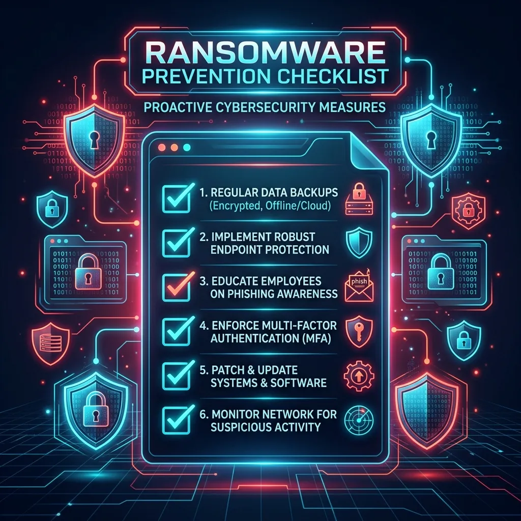 Ransomware Prevention Checklist for Indian Businesses — iTechFixr Infotech LLP